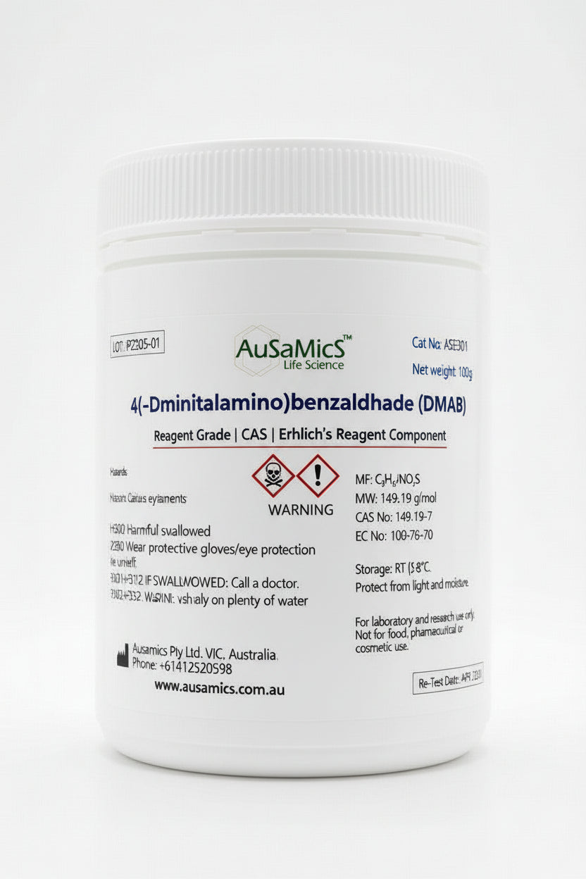 4-(Dimethylamino)benzaldehyde (DMAB) Reagent Grade | CAS 100-10-7 | Ehrlich’s Reagent Component 