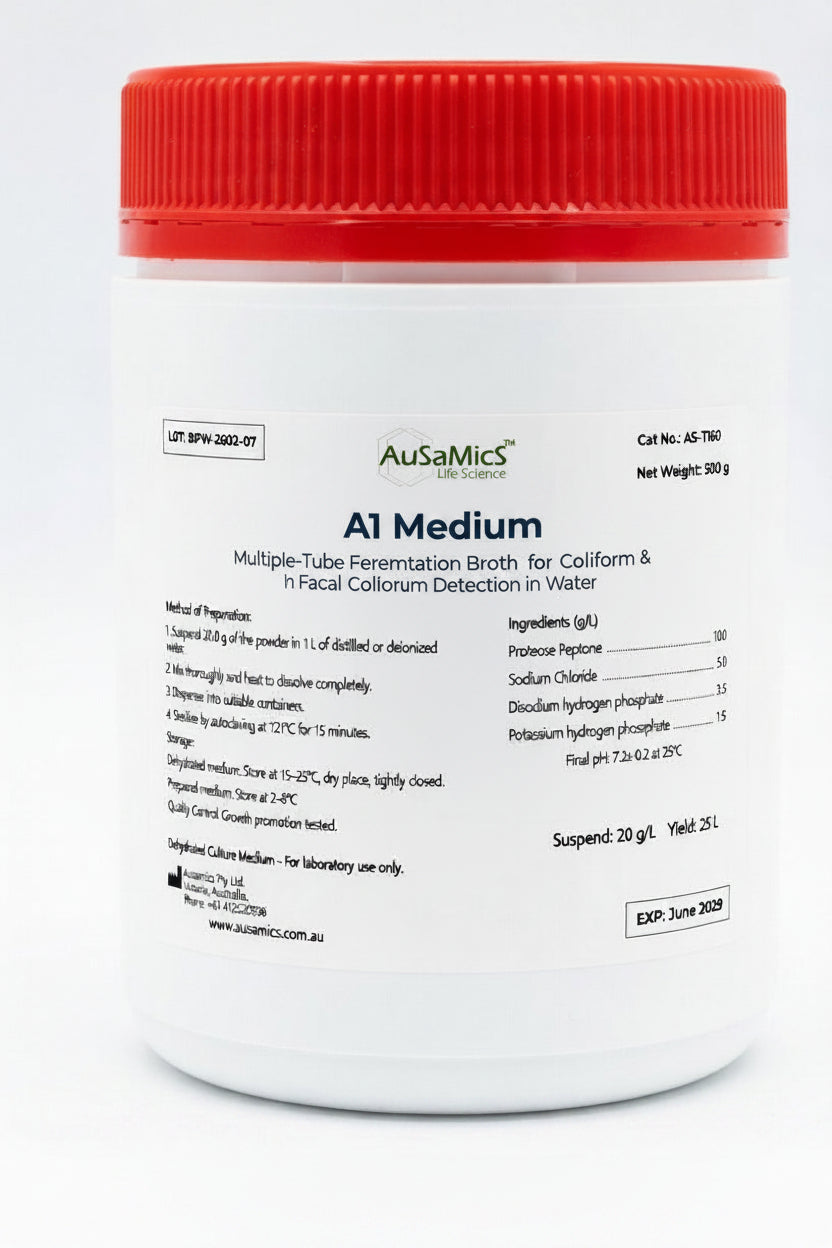 Dehydrated A1 Medium culture broth powder product code AS-1101