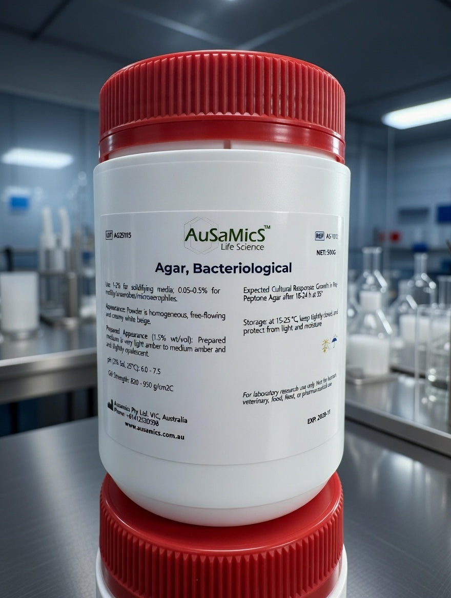 Agar-Agar (Bacteriological Agar) | High Gel Strength Microbiology Grade