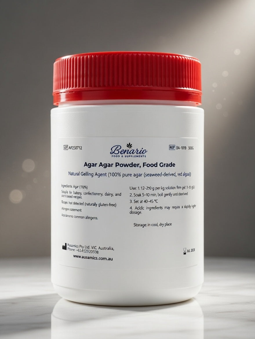 Food grade agar agar powder natural vegan gelling agent for desserts and food applications