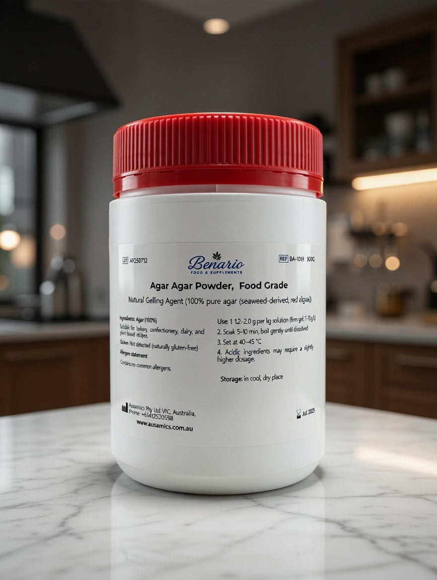 Food grade agar agar powder natural vegan gelling agent for desserts and food applications