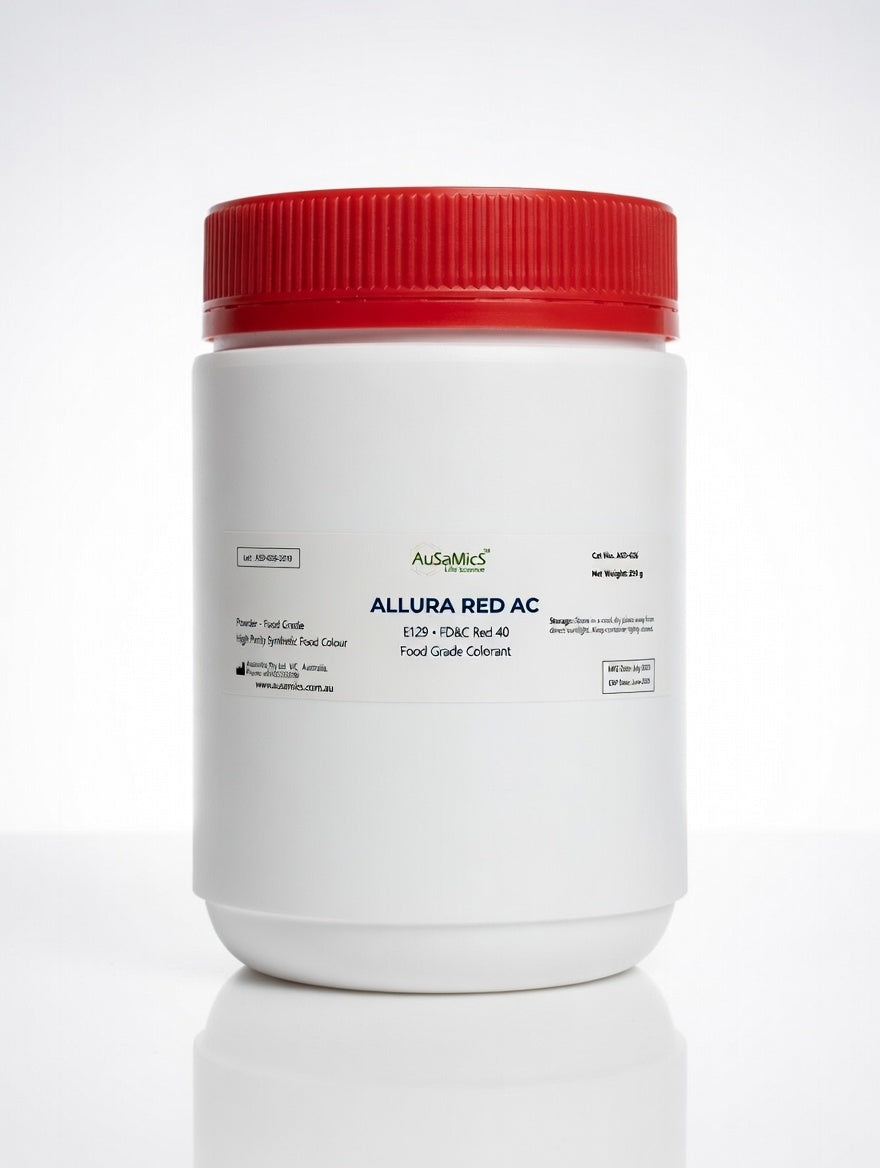 Allura Red AC E129 FD&C Red 40 food-grade red dye powder Ausamics ASD-626
