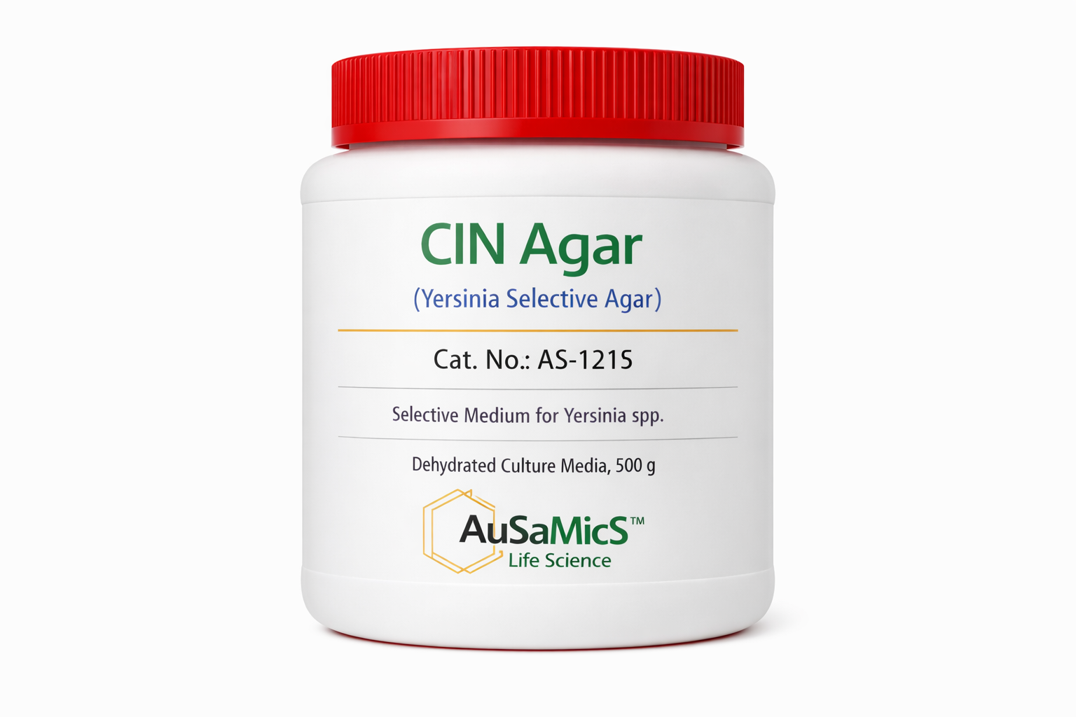 AS-1380 CIN Agar dehydrated culture media 500g - Ausamics Pty Ltd.