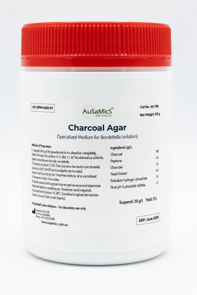 Charcoal Agar (AS-1172) | Specialized Medium for Bordetella Isolation Ausamics