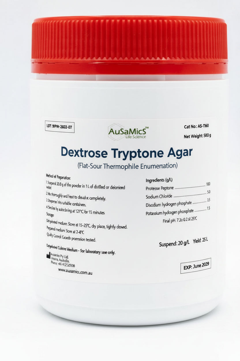 Dextrose Tryptone Agar (AS-1199) | Flat-Sour Thermophile Enumeration
