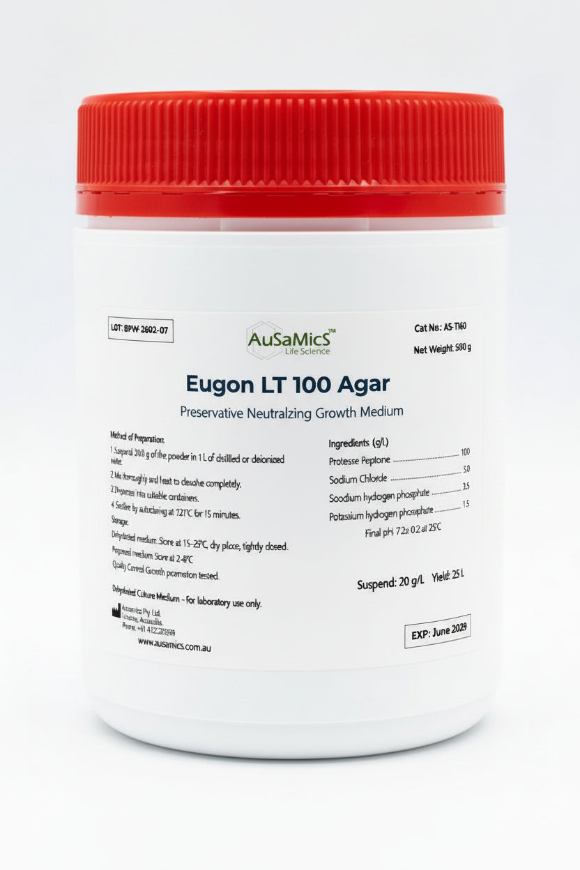 Eugon LT 100 Agar
Preservative Neutralizing Growth Medium