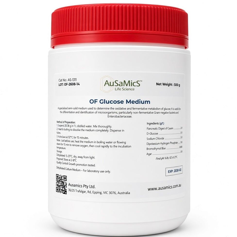 OF Glucose Medium (Hugh & Leifson’s Oxidative-Fermentative Test)