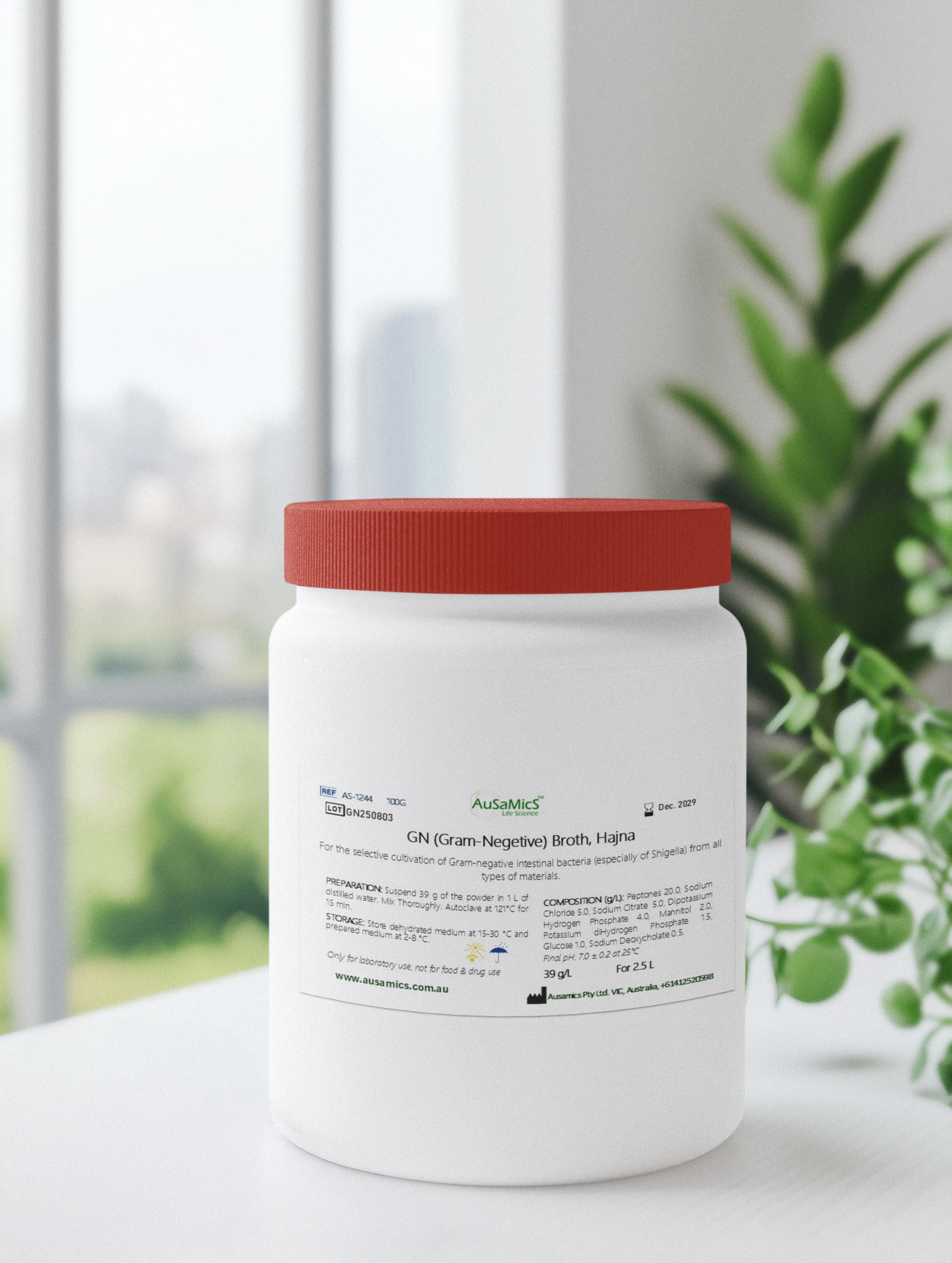 GN Broth (Gram-Negative Broth) | Selective Enrichment Media | Ausamics