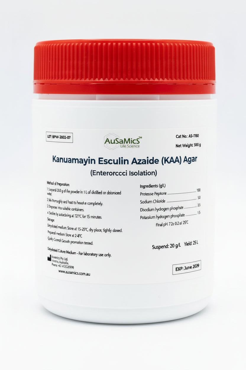 Kanamycin Esculin Azide (KAA) Agar (AS-1256) | Enterococci Isolation ...