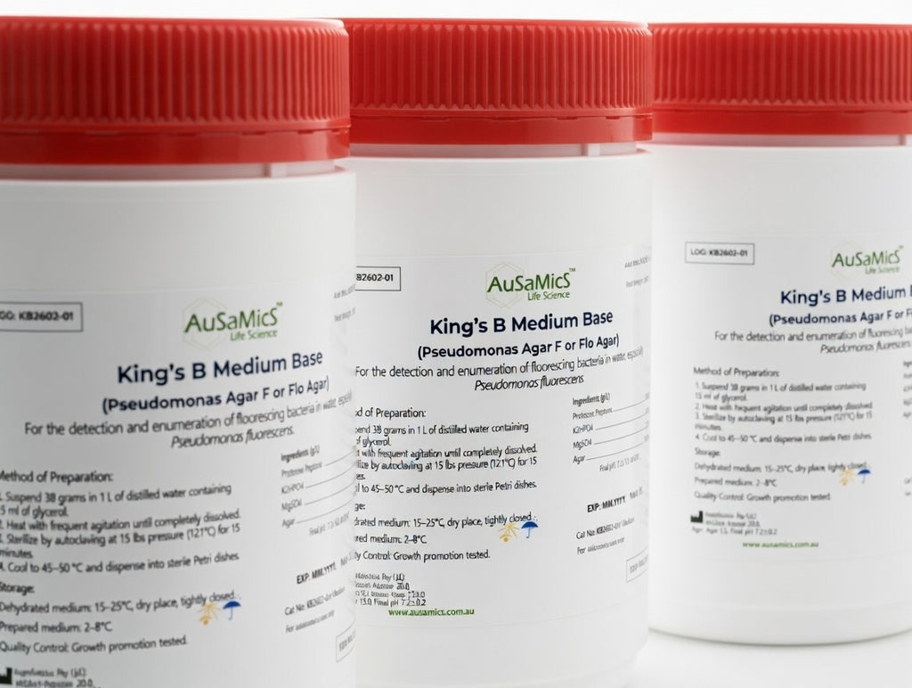 King’s B Medium Base Powder | Pseudomonas Fluorescence Medium