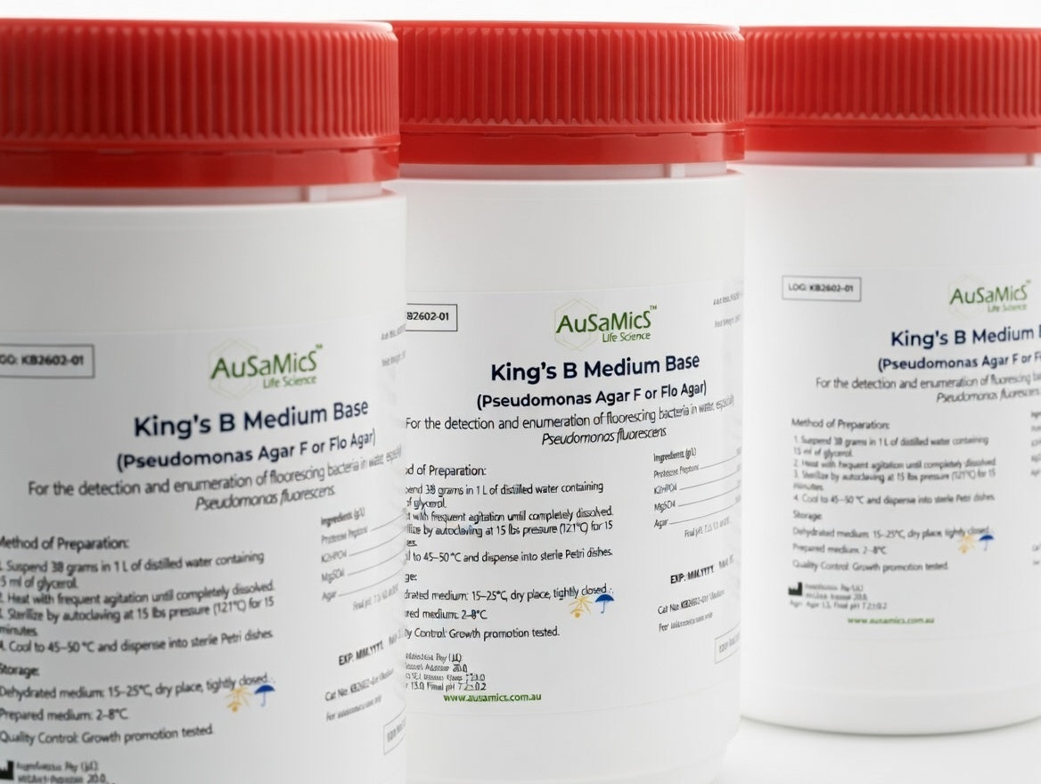 King’s B Medium Base Powder | Pseudomonas Fluorescence Medium