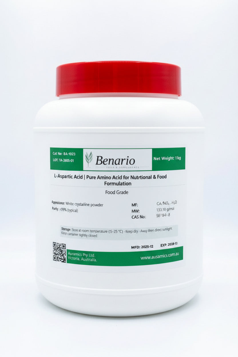 L-Aspartic Acid (Food Grade) | Pure Amino Acid for Nutritional & Food Formulation