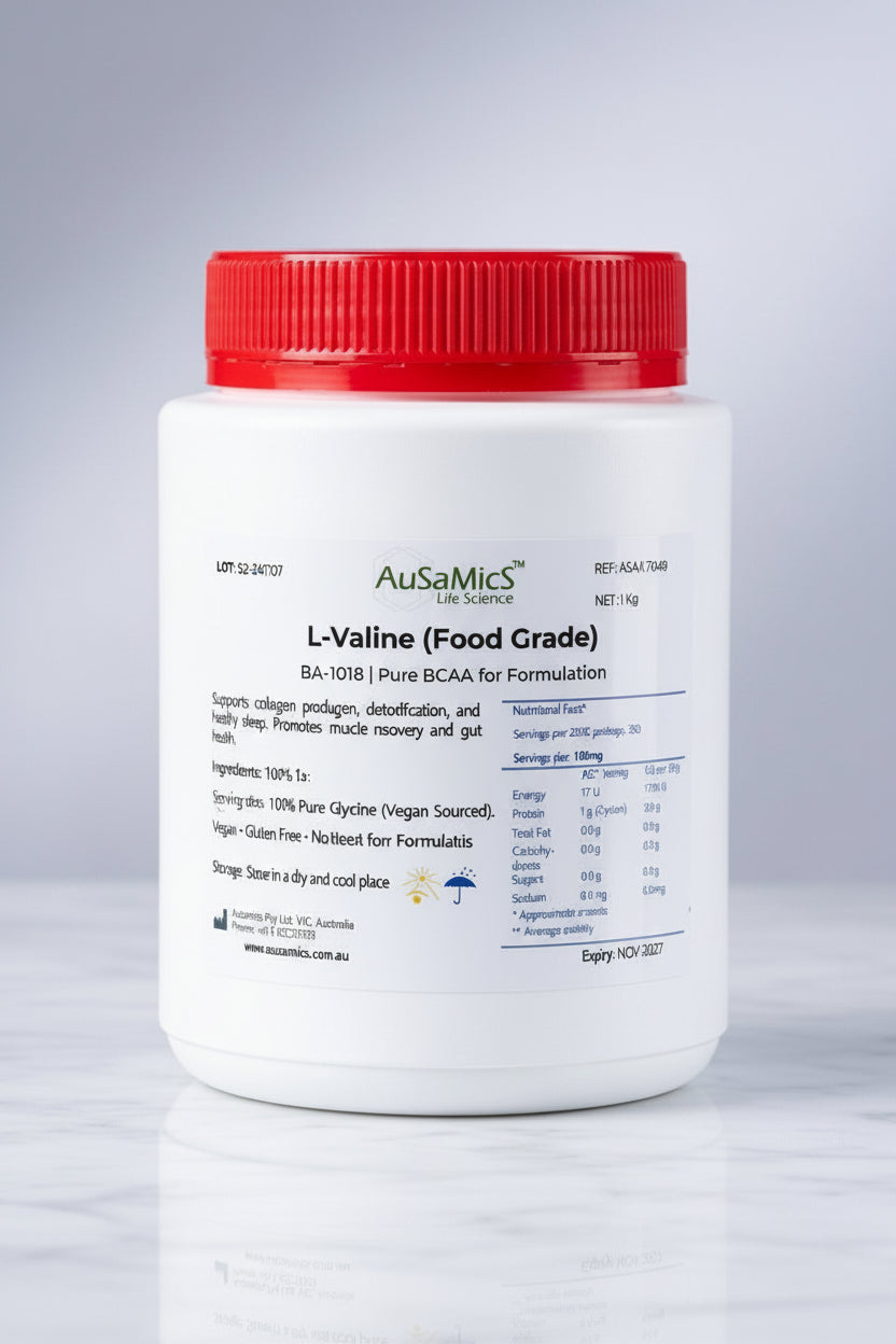L-Valine (Food Grade) | BA-1018 | Pure BCAA for Formulation