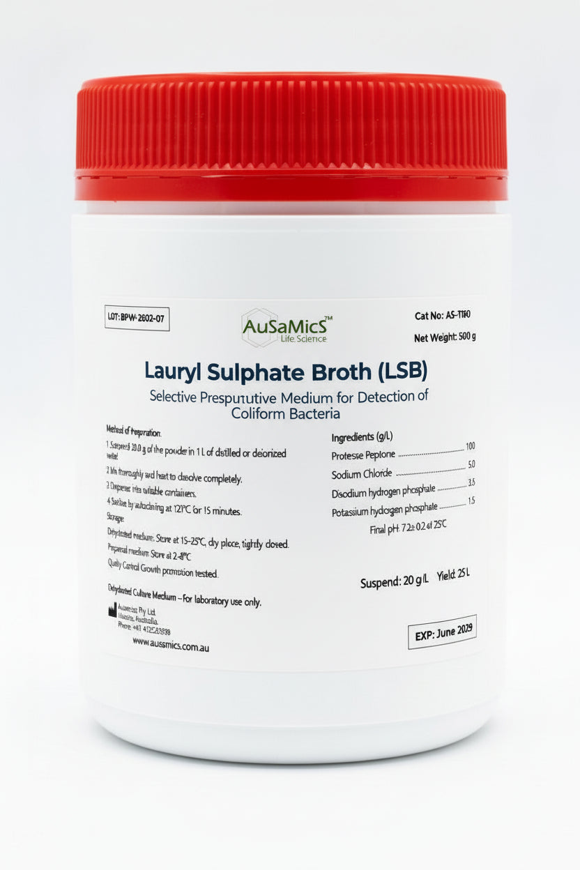 Lauryl Sulphate Broth (LSB) Selective Presumptive Medium for Detection of Coliform Bacteria