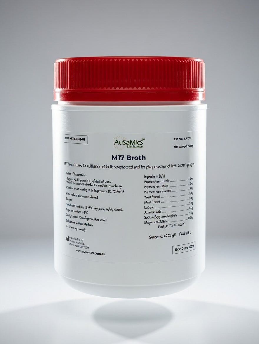M17 Broth | Streptococcus & Lactococcus Culture Medium