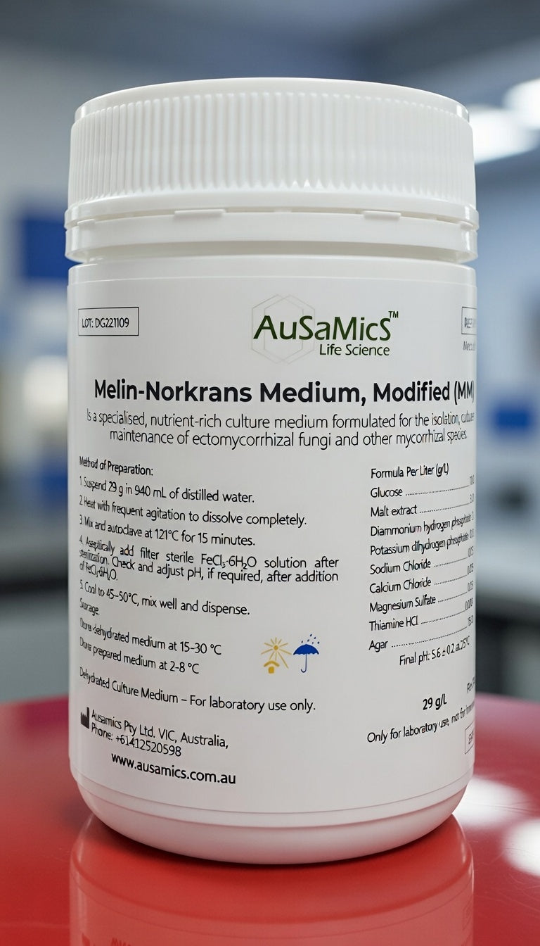 Modified Melin-Norkrans MMN Medium mycorrhizal fungi culture medium