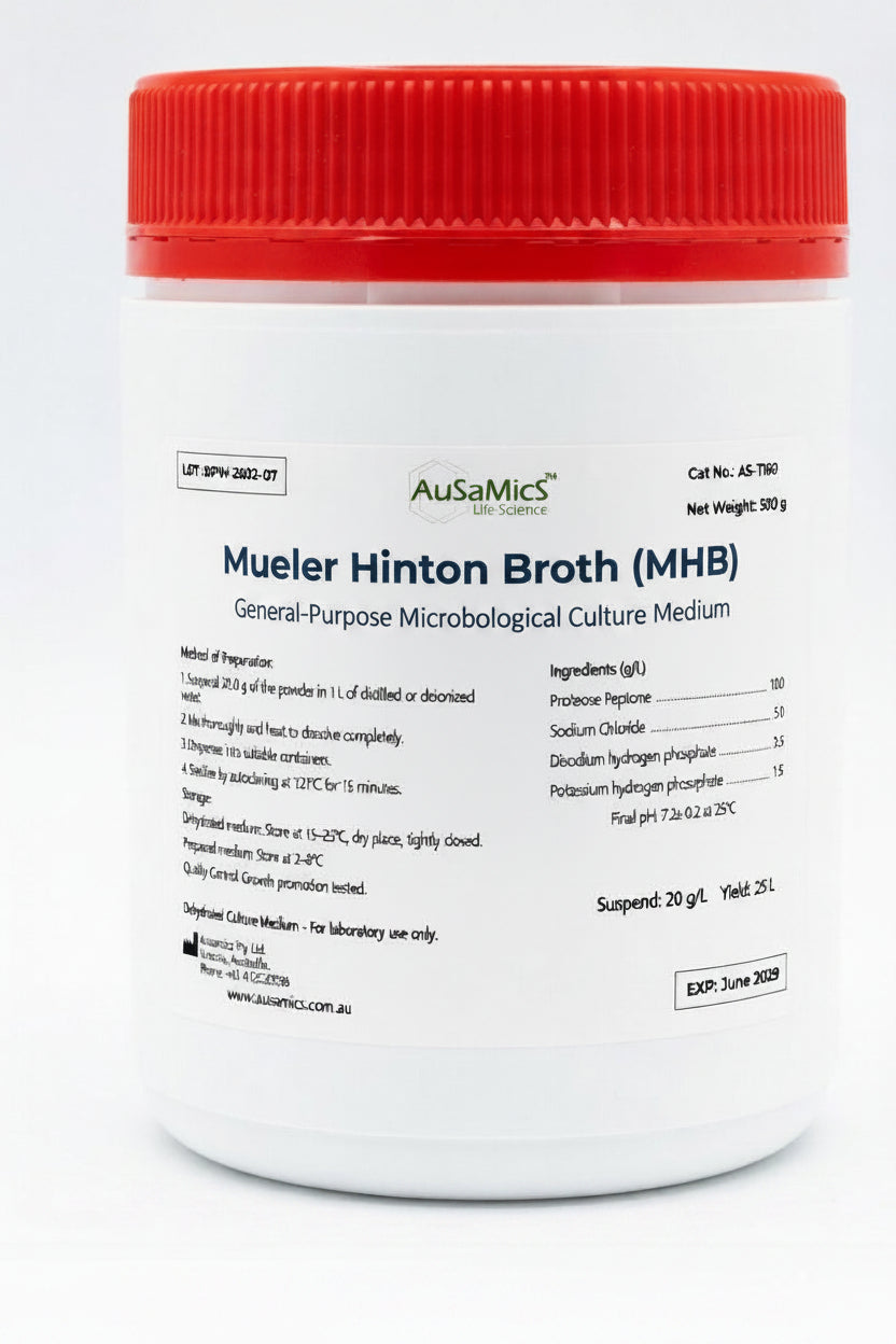 Mueller Hinton Broth (MHB)

General-Purpose Microbiological Culture Medium | Low Thymidine Formulation