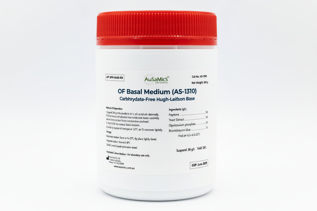 OF Basal Medium (AS-1310) | Carbohydrate-Free Hugh-Leifson Base – AuSaMicS