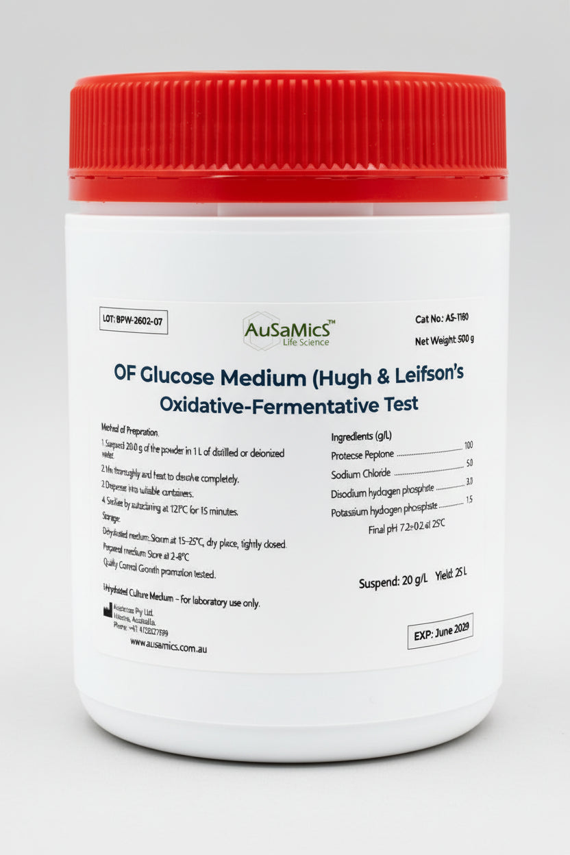 OF Glucose Medium (Hugh & Leifson’s Oxidative-Fermentative Test)