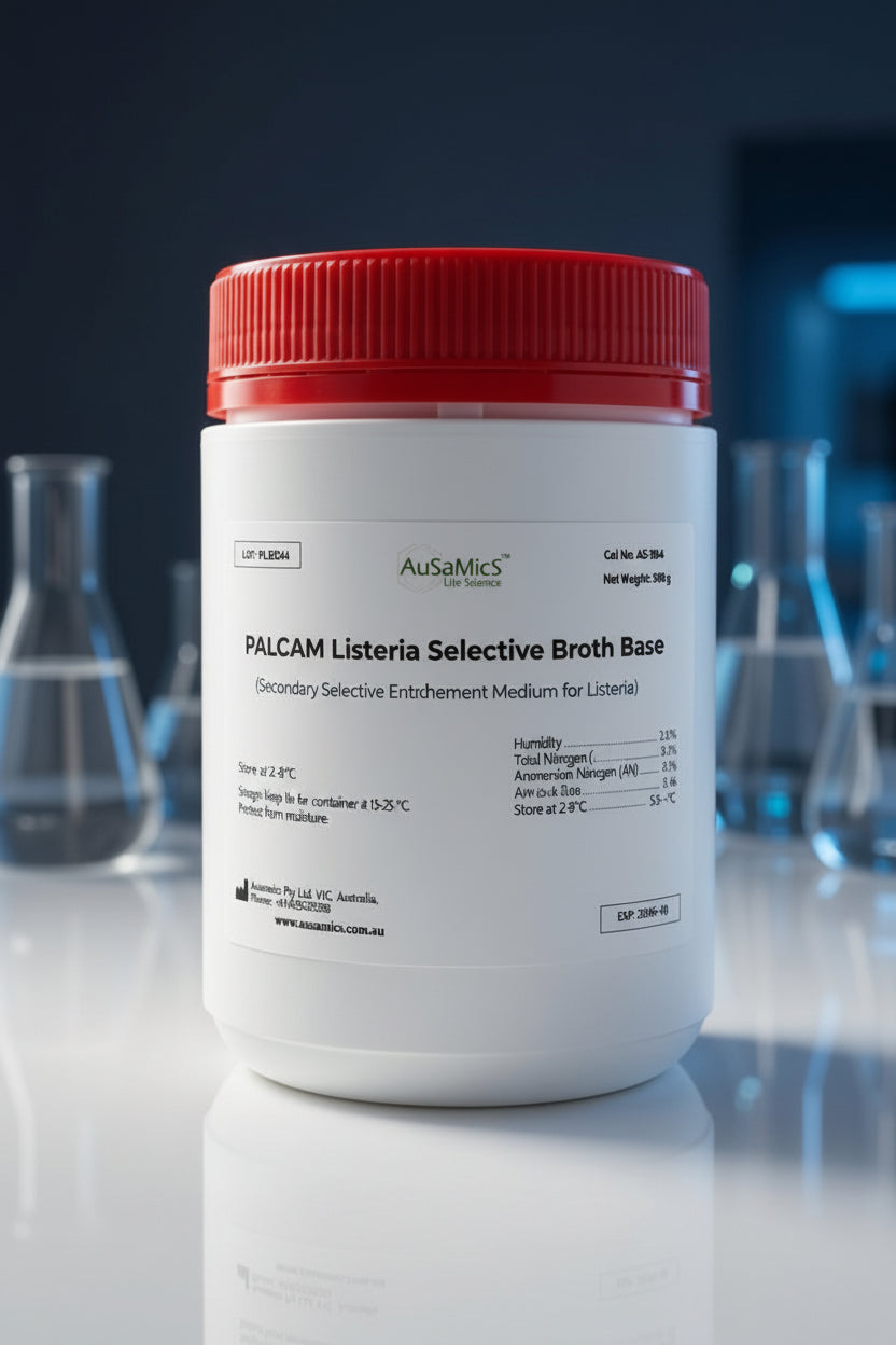 PALCAM Listeria Selective Broth Base
Secondary Selective Enrichment Medium for Listeria