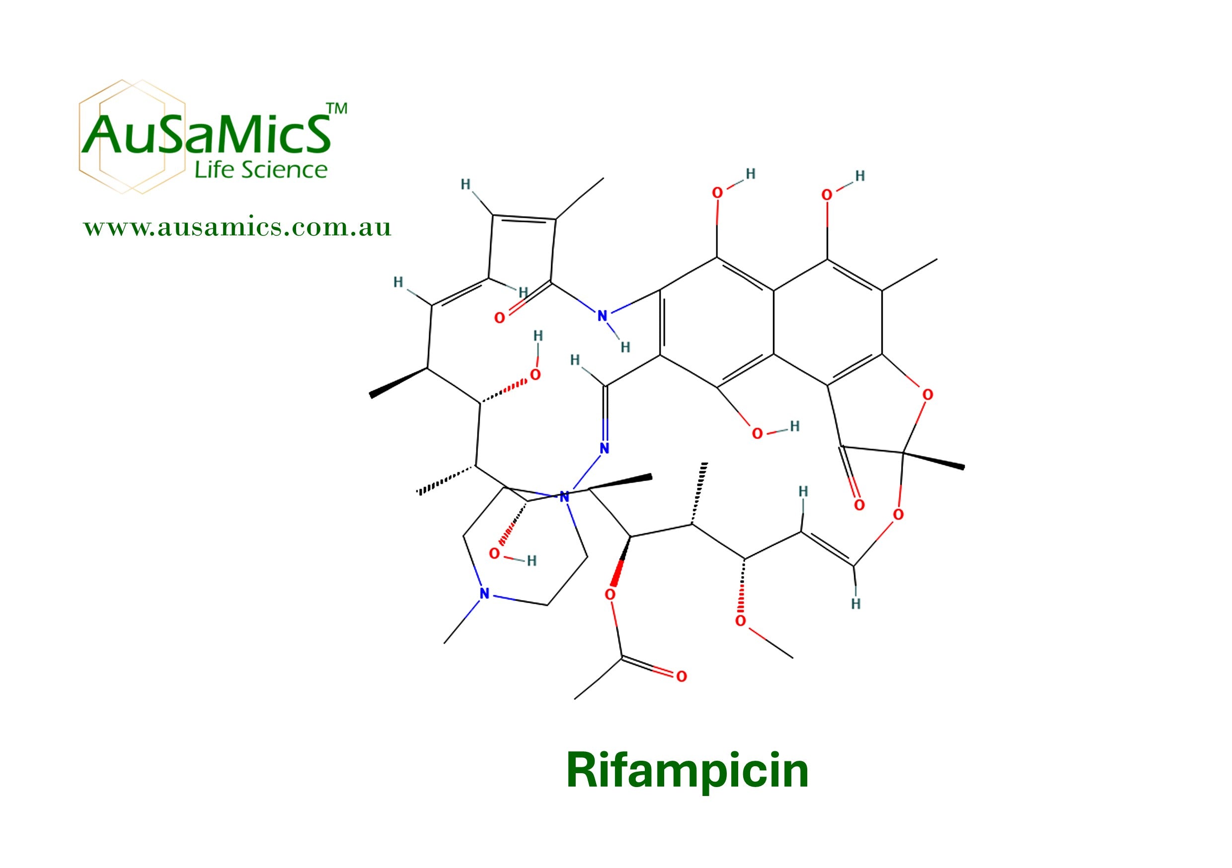 Rifampicin (CAS: 13292-46-1) – High-Purity Antibiotic for Research | Ausamics
