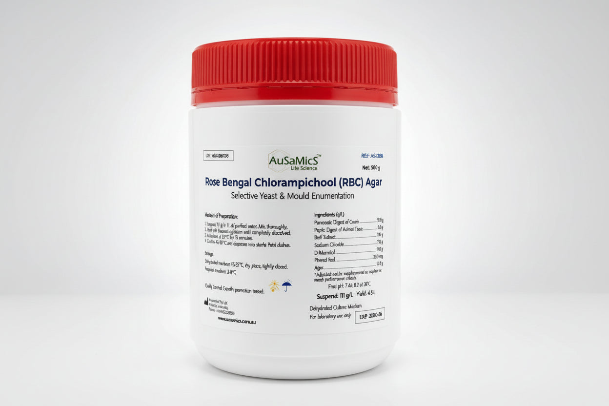 Rose Bengal Chloramphenicol (RBC) Agar | Selective Yeast & Mould Enumeration