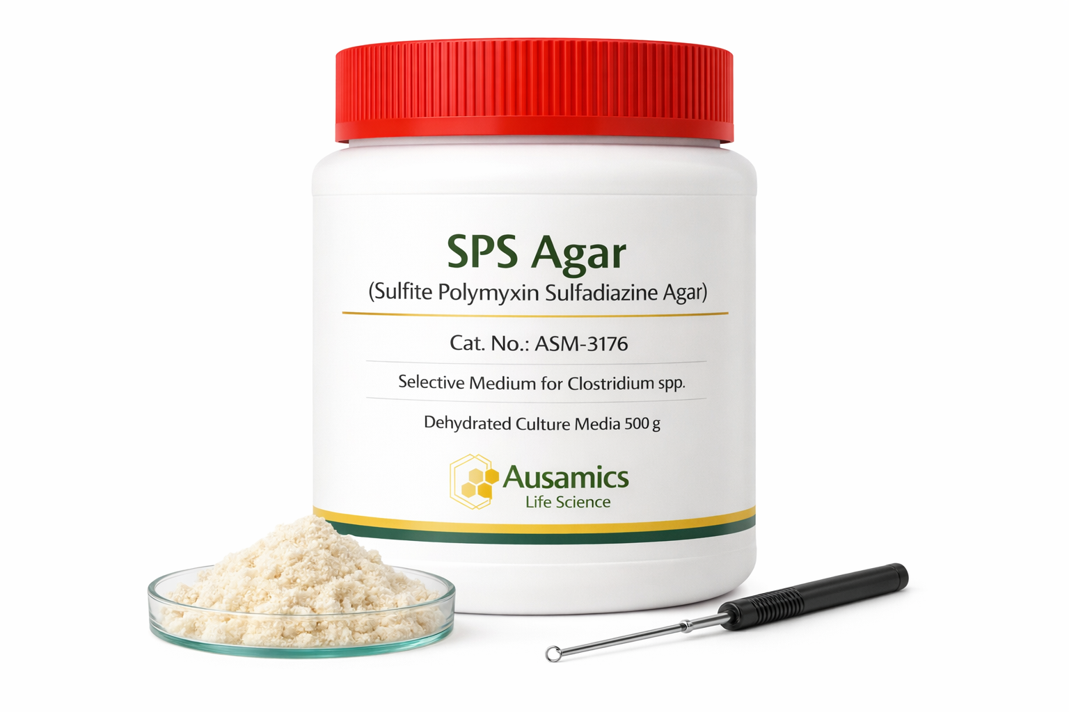 SPS Agar (Sulfite Polymyxin Sulfadiazine Agar) | Ausamics