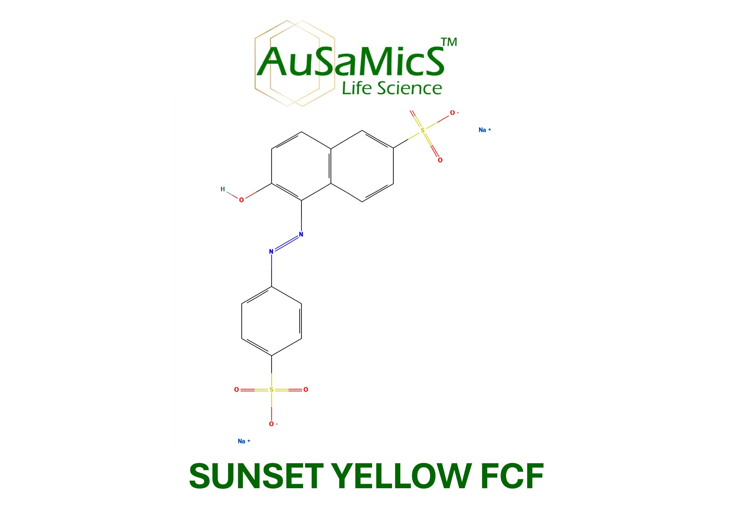 Sunset Yellow FCF (E110) Food Grade Dye | Water-Soluble Orange Food Colour Powder