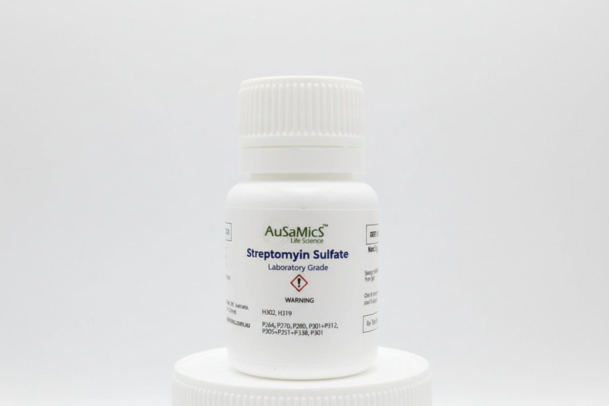 Streptomycin Sulfate Powder | Broad-Spectrum Aminoglycoside Antibiotic for Microbiology