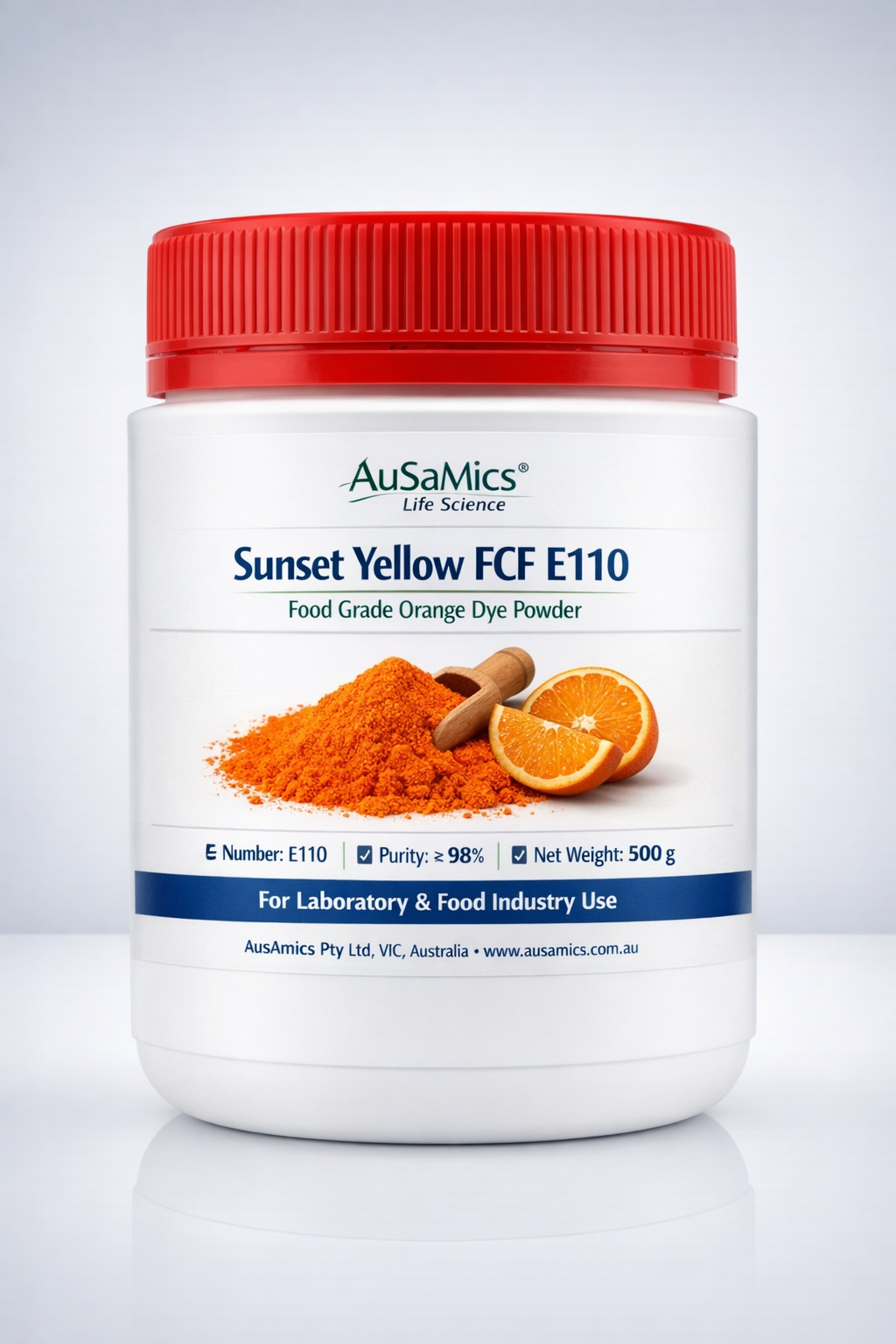 Sunset Yellow FCF E110 food grade orange dye powder