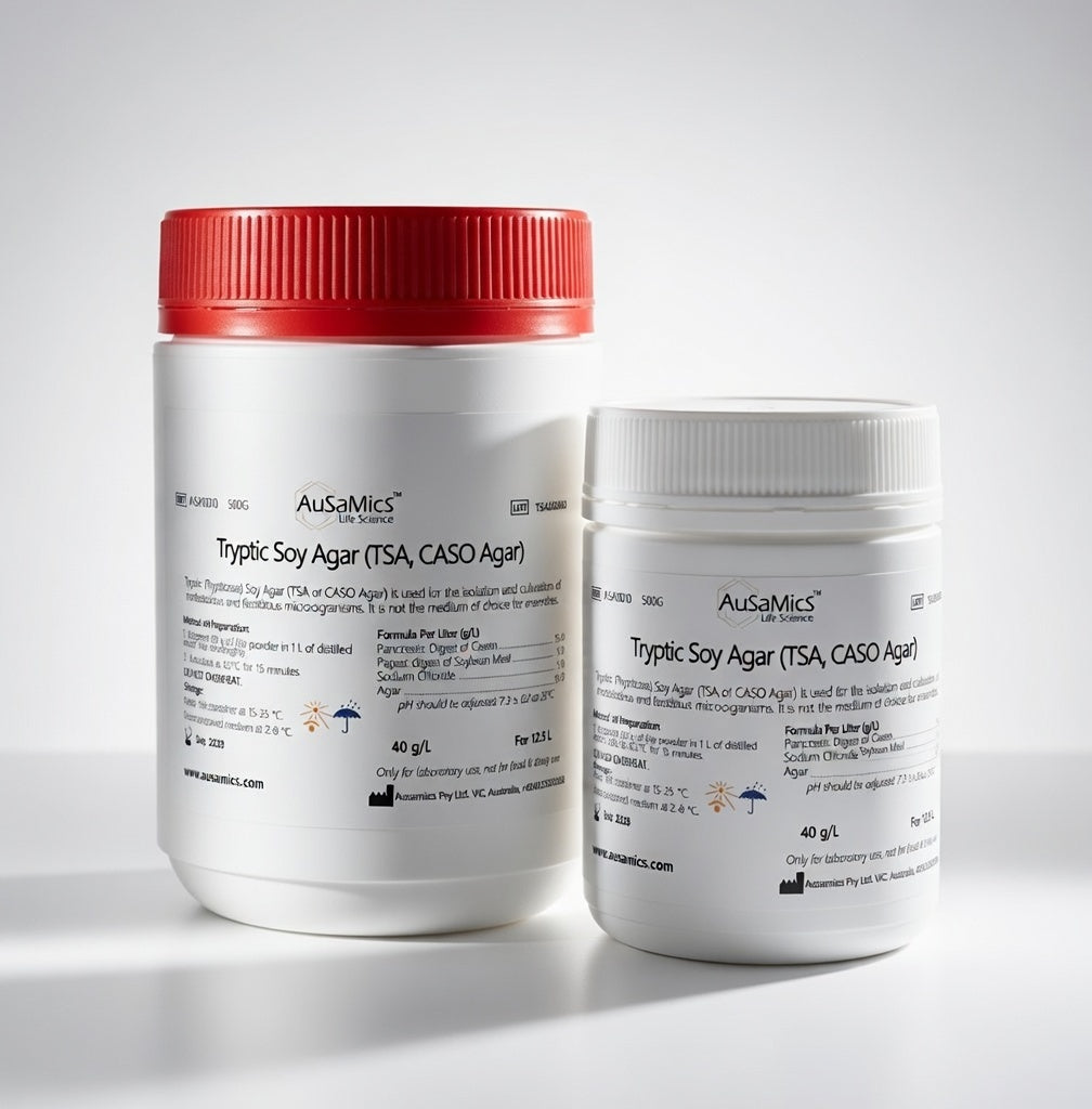 Tryptic Soy Agar TSA CASO Agar dehydrated microbiological culture medium powder for bacterial growth