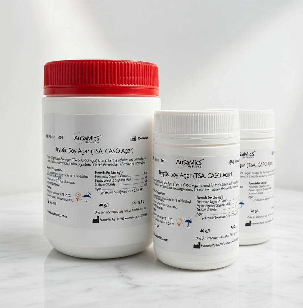 Tryptic Soy Agar TSA CASO Agar dehydrated microbiological culture medium powder for bacterial growth