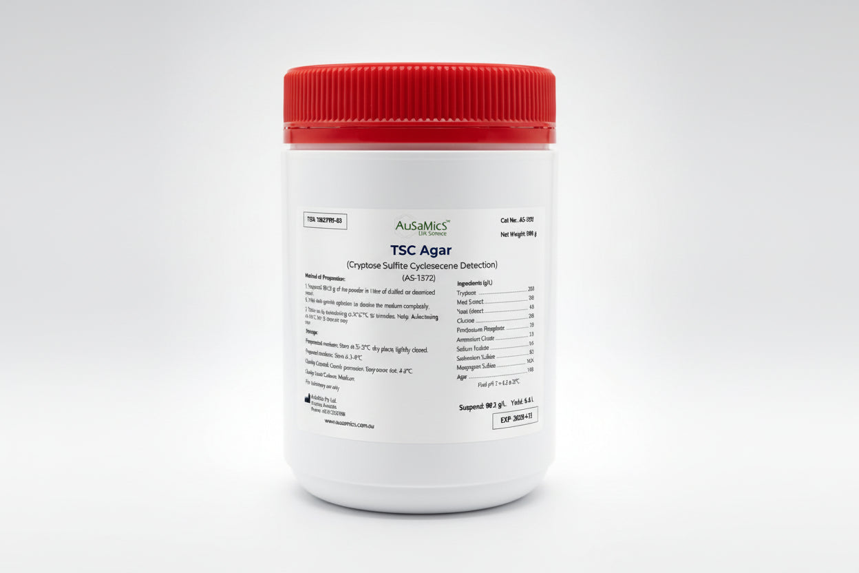 TSC Agar (Tryptose Sulfite Cycloserine) Clostridium Perfringens Detection (AS-1372)