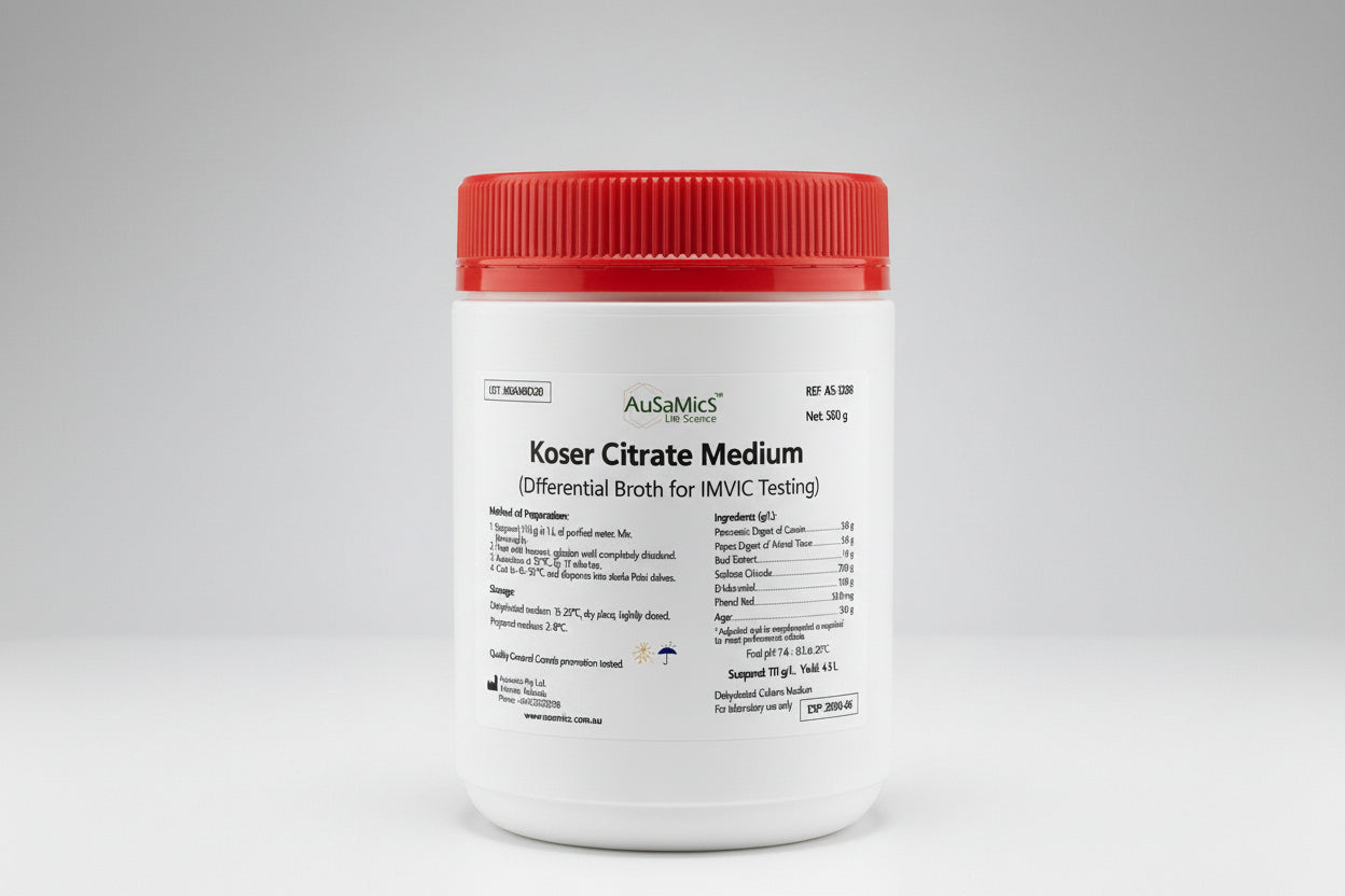 Koser Citrate Medium | Differential Broth for IMViC Testing