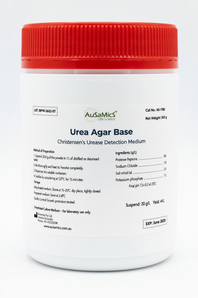 Urea Agar Base
Christensen's Urease Detection Medium