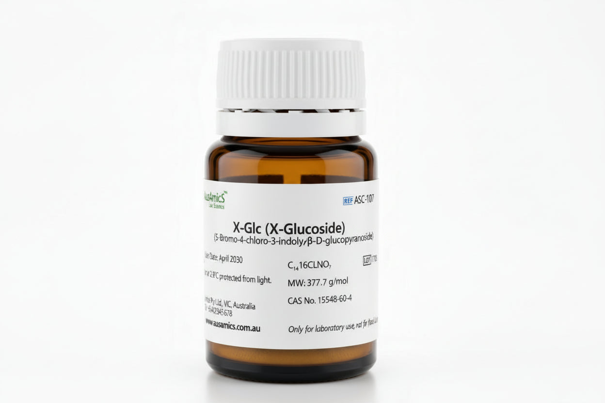 X-Glc / (Glucoside)
5-Bromo-4-chloro-3-indolyl-β-D-glucopyranoside · CAS 15548-60-4