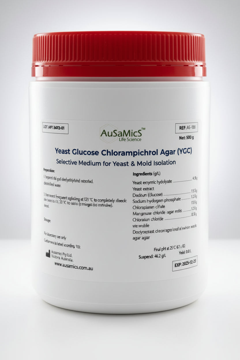 Yeast Glucose Chloramphenicol Agar (YGC)

Selective Medium for Yeast &amp; Mold Isolation
Catalog Number: AS-1381