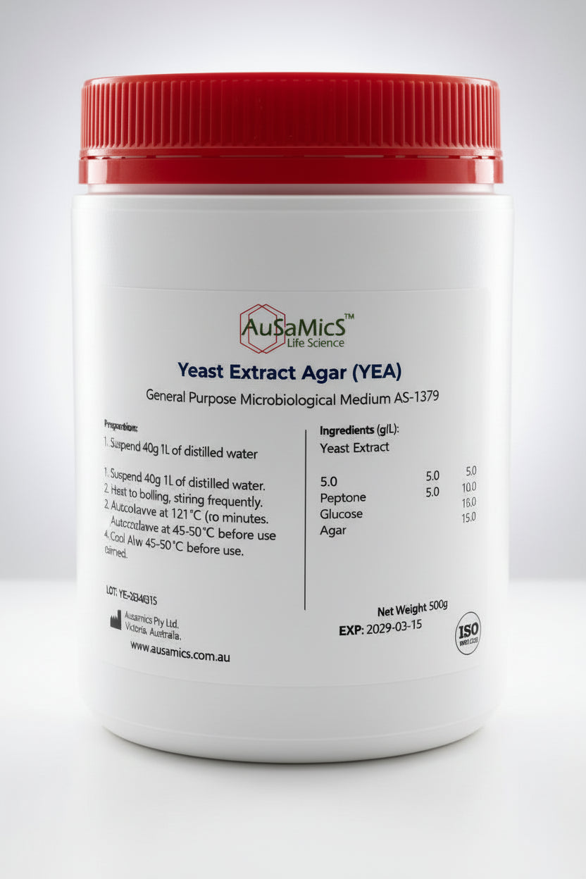 Yeast Extract Agar (YEA) | High-Quality Microbial Growth Medium – Made in Australia
