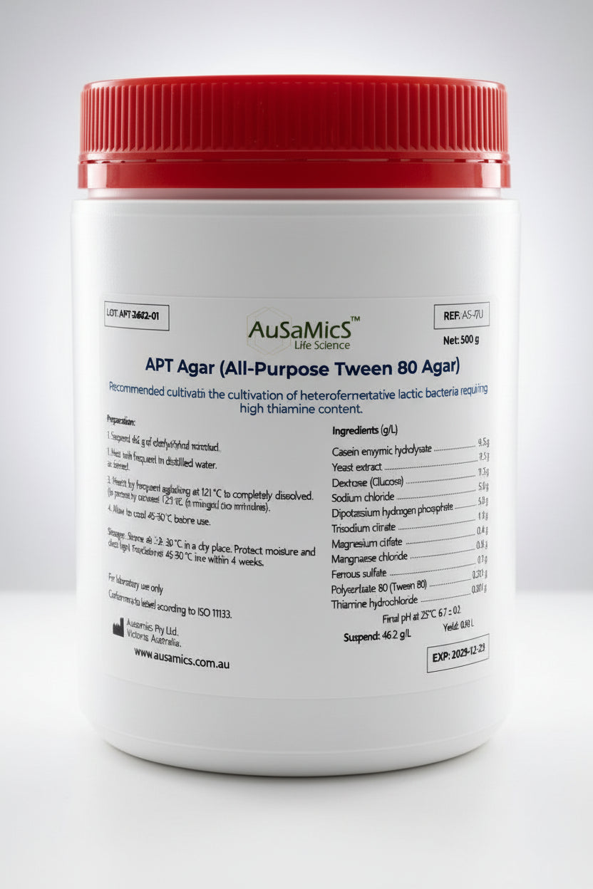 APT Agar culture medium for lactic acid bacteria