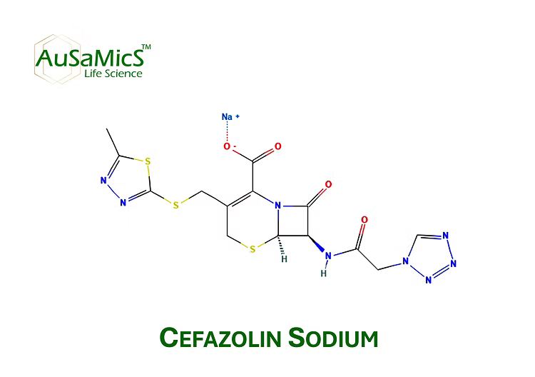Cefazolin sodium salt research-grade powder for microbiological laboratory use
