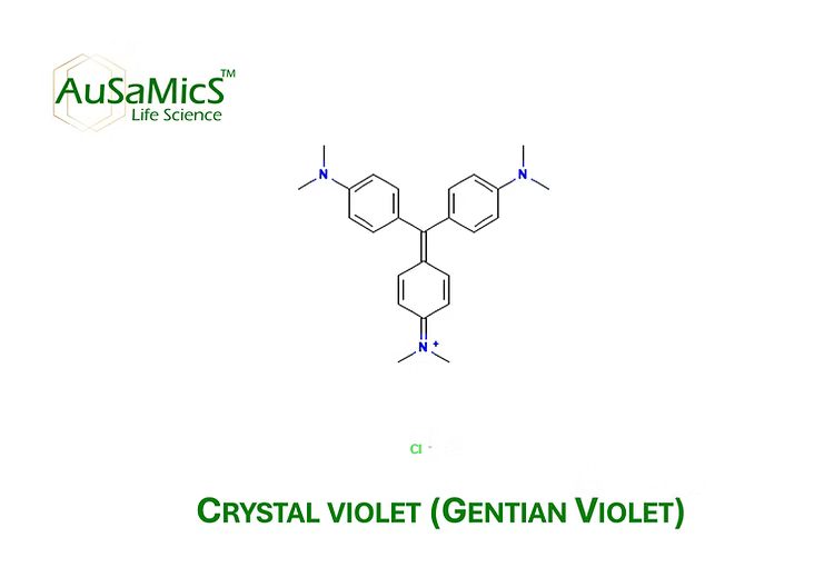 Crystal Violet (Basic Violet 3) laboratory dye powder
