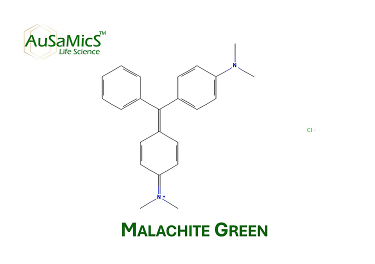 Malachite Green synthetic dye used for laboratory microbiological staining applications