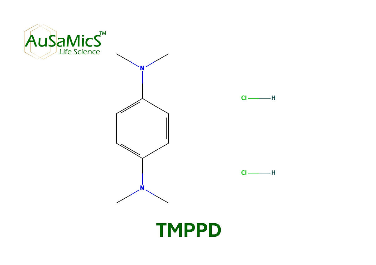 TMPPD powder Wurster’s reagent for cytochrome oxidase test laboratory use Ausamics Australia